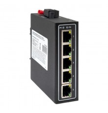 Промышленный неуправляемый коммутатор U-5T, 5 портов 10/100Base-T(X) RJ45, монтаж на динрейку TSX TSX-U-5TEKF