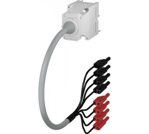 Разъем для цепей напряжения COR-T-5, 2x4 полюса, 4 серых зажима+ 4 красных зажима  1SNA167933R1600  TE