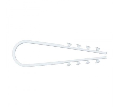 Дюбель-хомут для круглого кабеля (11-18мм) белый (50шт.) EKF PROxima  plc-ncs50-11x18w  EKF