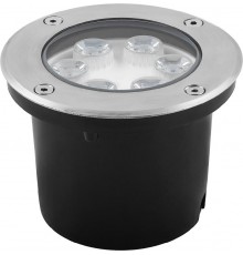 SP4112 Светильник тротуарный,6LED холодный белый,6W,120*H90mm,вн.диаметр:90mm,IP67  32016  FERON