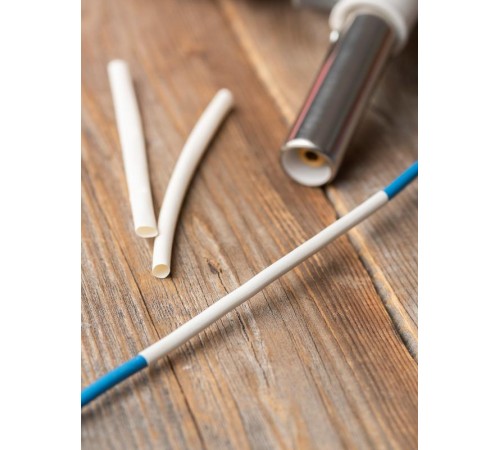 Термоусаживаемая трубка ТУТ нг 4/2 белая EKF PROxima  tut-4-w  EKF