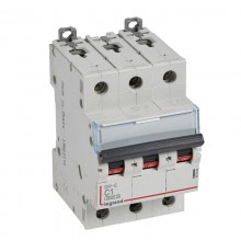 Выключатель автоматический трехполюсный DX3-E 6000 1А C 6кА  407284  Legrand