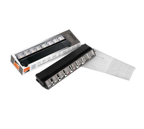 Светильник светодиодный трековый однофазный PTR 2120R 20w 4000K 60° BL (чёрный) 270мм IP40  .5031562  Jazzway