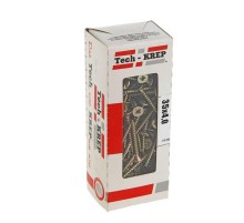 Саморезы универсальные 35х4,0 мм (200 шт) желтые - коробка с окном ( 0,378 кг)  102244  Tech-KREP