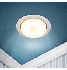 Светильник встраиваемый под лампу GX53  KL70 SWH белый матовый  Б0061188  ЭРА