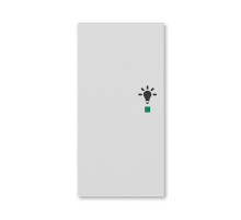 ABB Levit Серый Клавиша 2-ая левая с символом освещения free@home  6220H-A02101 16  2CHH622101A4016  ABB