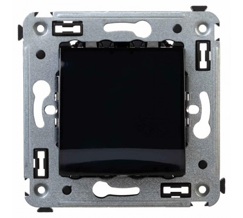 Вывод кабеля из стены "Avanti", "Черный квадрат"  4402983  DKC