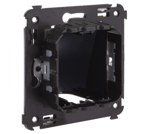 Вывод кабеля из стены "Avanti", "Черный квадрат"  4402983  DKC