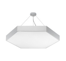 Светильник светодиодный Geometria Hexagon SPO-122-W-40K-066 66Вт 4000К 4800Лм IP40 800*800*80 белый подвесной  Б0050552  ЭРА