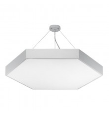Светильник светодиодный Geometria Hexagon SPO-122-W-40K-066 66Вт 4000К 4800Лм IP40 800*800*80 белый подвесной  Б0050552  ЭРА
