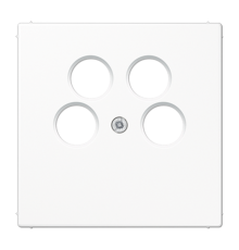 Крышка для SAT-TV-розетки; белая LS990-4SAT2WW Jung