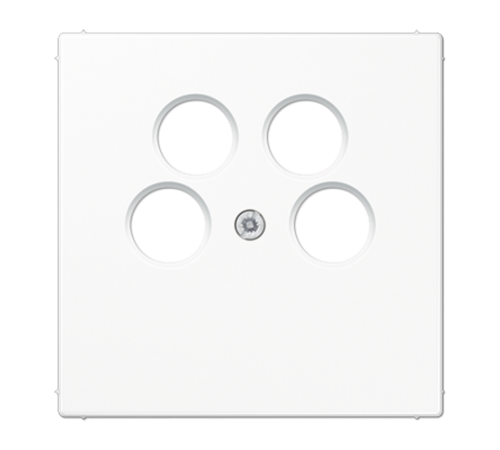 Крышка для SAT-TV-розетки; белая LS990-4SAT2WW Jung