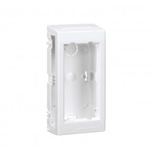 Simon Connect Дополнительный блок настенный на 1 S-модуль Сима Про, поверхностный монтаж, белый  SBC150-9  Simon