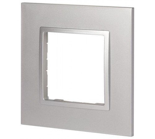 Рамка для розеток и выключателей Elegance 14-5011-03 Classic, на 1 пост, алюминий  Б0060573  ЭРА