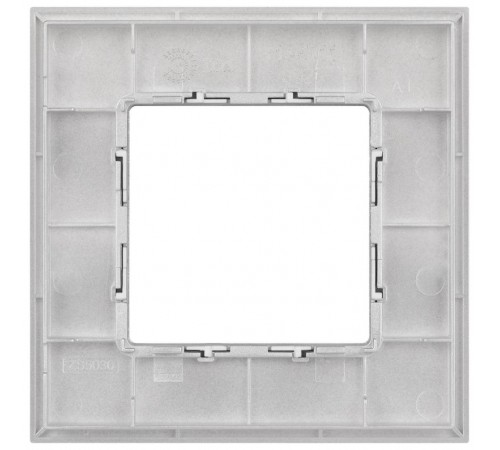 Рамка для розеток и выключателей Elegance 14-5011-03 Classic, на 1 пост, алюминий  Б0060573  ЭРА