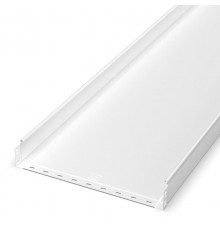 Лоток неперфорированный Стандарт 500х80х3000 (1,0 мм) RAL 9003 (6 м/уп)  PR16.10315  Промрукав