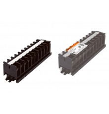 Блок зажимов наборный БЗН 40А на DIN-рейку 10 пар   SQ0531-0204  TDM