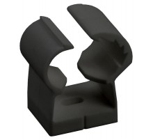 Клипса с фикс. для глад. труб 20-25мм черн. (24шт/упак)  CTA00D-FL-020-K02  IEK