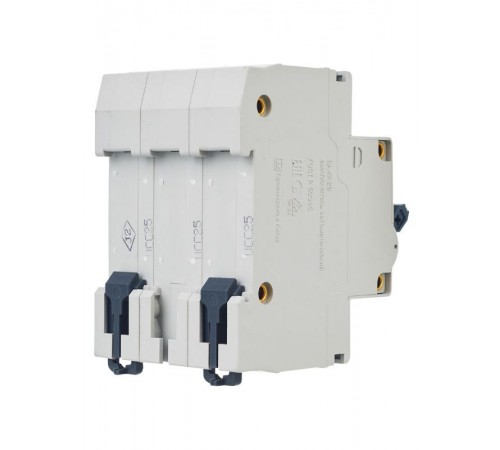 Выключатель автоматический трехполюсный ВА47-29 25А C 4,5кА  MVA25-3-025-C  GENERICA