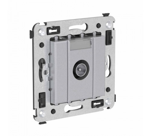 Розетка TV оконечная в стену, "Avanti", "Закаленная сталь"  4404523  DKC