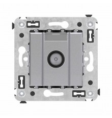 Розетка TV оконечная в стену, "Avanti", "Закаленная сталь"  4404523  DKC