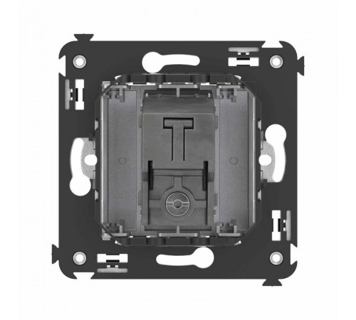 Розетка TV оконечная в стену, "Avanti", "Закаленная сталь"  4404523  DKC