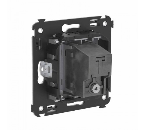 Розетка TV оконечная в стену, "Avanti", "Закаленная сталь"  4404523  DKC