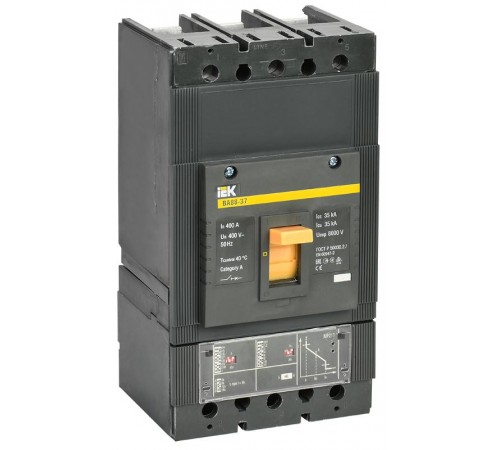 Авт. выкл. ВА88-37  3Р  400А  35кА.  с электронным расцепителем MP 211   SVA41-3-0400  IEK