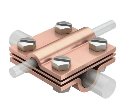 Соединитель прутка крестовой  * (252 8-10X16 CU)  5312442  OBO Bettermann