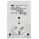 Адаптер Т-03/01 1 место 2P+PE 16А 2хUSB A+C 20Вт бел.  WTP11-16-01-1A1C-ZU-K01  IEK