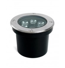 Светильник тротуарный 6W, AC/DC12-24V, 3000К, D120*H90mm, внутренний диаметр: 90mm, IP67, SP2802  48453  FERON