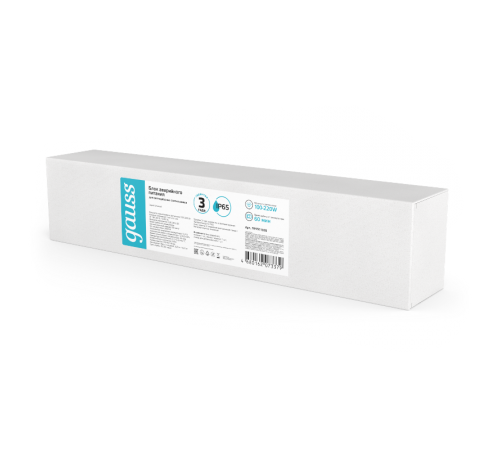 Блок аварийного питания  IP65 418*87*68мм 220W на 1 час Universal  997911020  Gauss