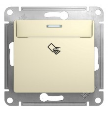 Glossa Бежевый Выключатель карточный, сх.6  GSL000269  SE