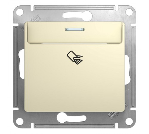 Glossa Бежевый Выключатель карточный, сх.6  GSL000269  SE