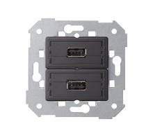 Simon 75 Механизм Коннектор 2 x USB 2.0 типа A "мама", S82, S82N, S82 Detail  7501090-039  Simon