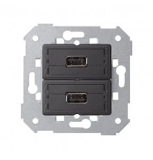 Simon 75 Механизм Коннектор 2 x USB 2.0 типа A "мама", S82, S82N, S82 Detail  7501090-039  Simon