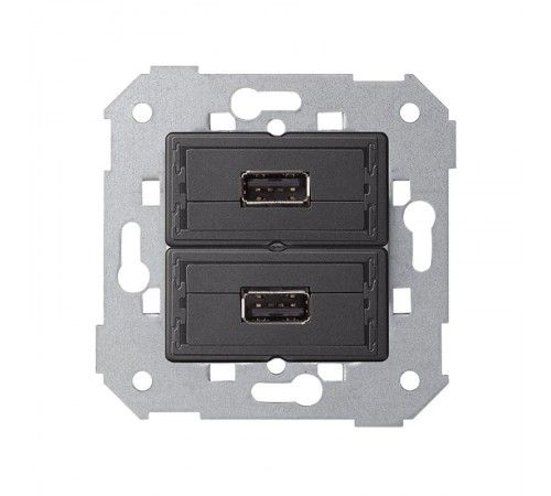 Simon 75 Механизм Коннектор 2 x USB 2.0 типа A "мама", S82, S82N, S82 Detail  7501090-039  Simon