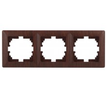 4-503-10 Intro Рамка на 3 поста, СУ, Solo, венге  Б0043422  Intro