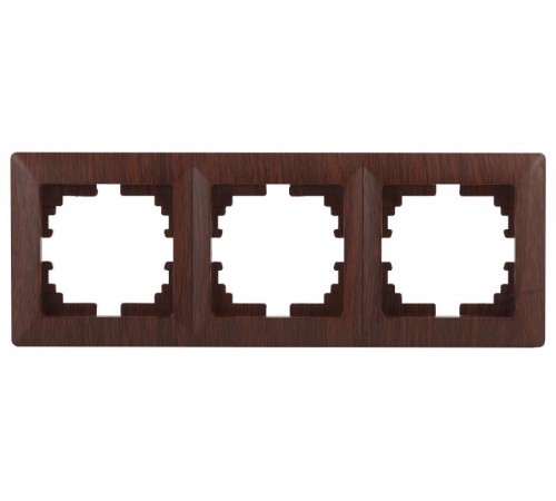 4-503-10 Intro Рамка на 3 поста, СУ, Solo, венге  Б0043422  Intro