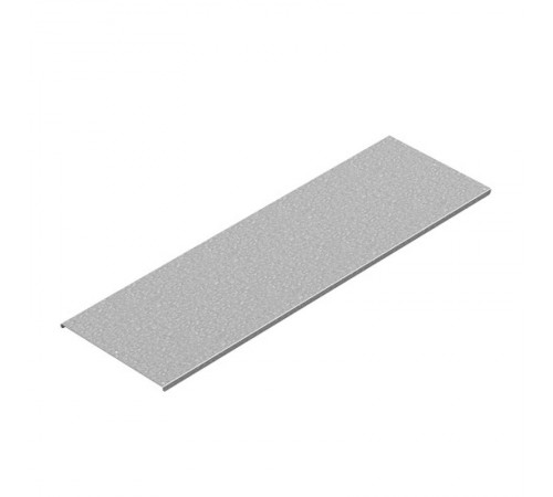 Крышка к лотку ПЛК 500х15х3000 под заземление, толщ. 1,0 мм, Сендзимир цинк, 021357  КПЛКЗ-500х3000-1,0-СЦ   Ostec