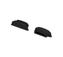 Заглушка ARH-BENT-W18 BLACK глухая (Arlight, Пластик)  039590  Arlight