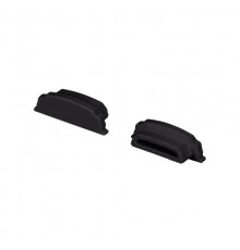 Заглушка ARH-BENT-W18 BLACK глухая (Arlight, Пластик)  039590  Arlight