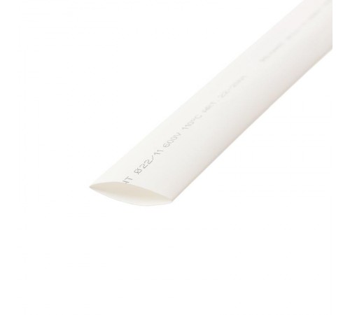 Термоусадка 22,0 / 11,0 мм, белая (1м)  22-2001  REXANT