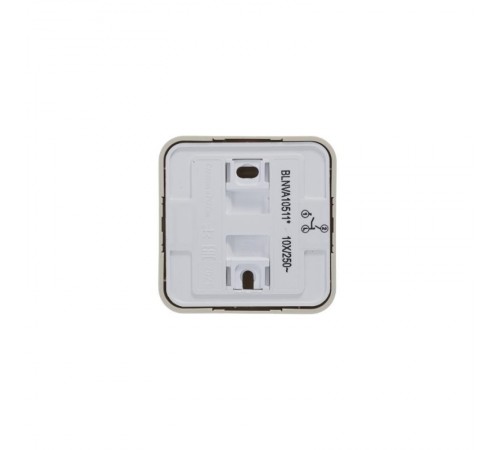 Blanca Бежевый О/У с изолирующей пластиной Выключатель 2-кл (cх.5) с подсв.10А,250B  BLNVA105117  SE