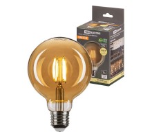 Лампа светодиодная "Винтаж" золотистая G95, 7 Вт, 230 В, 2700 К, E27 (шар)  SQ0340-0345  TDM