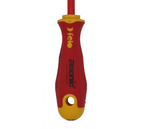 Отвертка диэлектрическая Ergonic плоская шлицевая 4,5X1,0X125  41304590  Felo