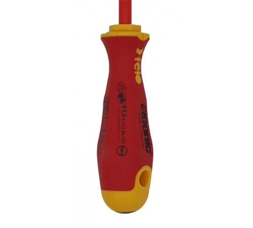 Отвертка диэлектрическая Ergonic плоская шлицевая 4,5X1,0X125  41304590  Felo