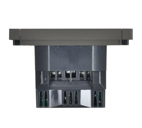 FORTE&PIANO Розетка с заземлением, со шторками в/к 16А USB A+A 3,1А FP345 серый  FP-R14-16-U21-D31-K03  IEK