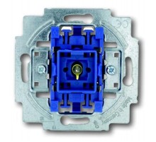 Механизм 1-клавишной, 1-полюсной кнопки (нормально-открытый контакт), с N-клеммой, с подсветкой, 10А 250В  1413-0-1106   2CKA001413A1106  ABB