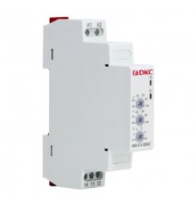 Реле контроля напряжения однофазное,  тип DRV, конфигурация контакта 1CO, 220В AC  DRV-C-1-220AC  DKC